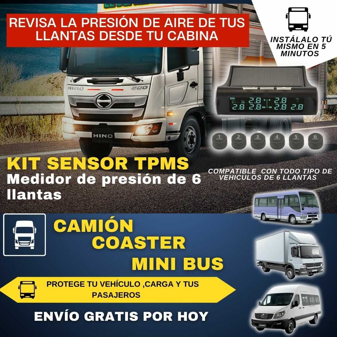 KIT DE 6 SENSORES DE LLANTAS TPMS