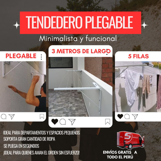 TENDEDERO PLEGABLE